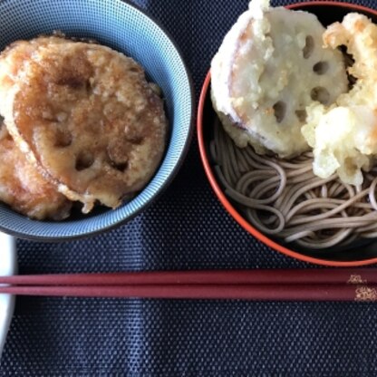 天丼と天ぷら蕎麦に！美味しかったです！また作ります♡